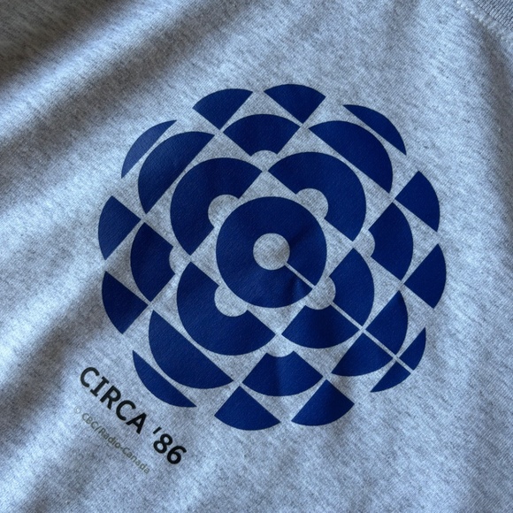 NWOT CBC 1986 Retro Logo Crewneck Sweatshirt in Light Grey | Size S - Picture 7 of 9